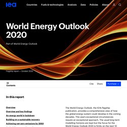 World Energy Outlook 2020 – Analysis - IEA