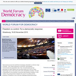 Forum mondial de la Démocratie 2013