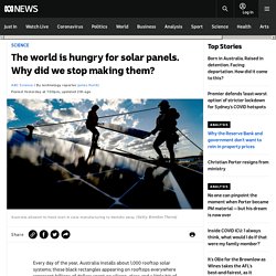 The world is hungry for solar panels. Why did we stop making them?