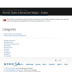 World Stats Interactive Maps - Index
