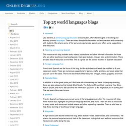 Top 25 world languages blogs