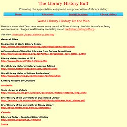 World Library History On the Web