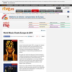 World Music Charts Europe de 2011
