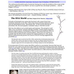 The RNA World. by Brig Klyce 3.1 Beta 3