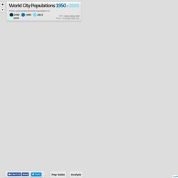 World City Populations Interactive Map 1950-2030