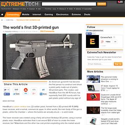 The world’s first 3D-printed gun