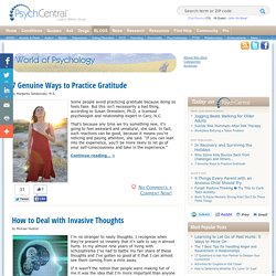 World of Psychology - Psychology and mental health blog