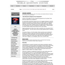 THE WORLD QUESTION CENTER 2011— Page 1