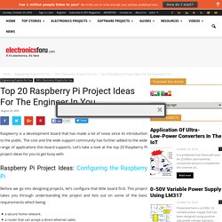 World's Top 20 Raspberry Pi Project Ideas