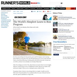 The World’s Simplest Learn to Run Program
