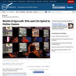 World of Spycraft: NSA and CIA Spied in Online Games