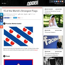 15 of the World's Strangest Flags - Oddee.com (swaziland flag, funny flags)
