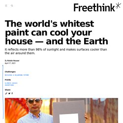 The world's whitest paint can cool your house — and the Earth - Freethink