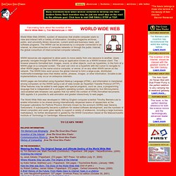 World Wide Web History - Invention of the World Wide Web