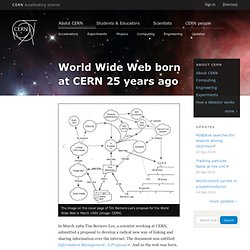 World Wide Web born at CERN 25 years ago
