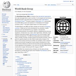 World Bank Group - Wikipedia, l'encyclopédie libre