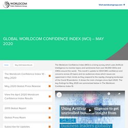 Worldcom Confidence Index (WCI) of Global Business Leaders