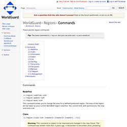 WorldGuard/Regions/Commands