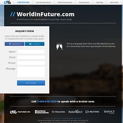 World in the Future - Future Starts Here