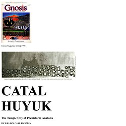Catal Huyuk the worlds oldest city in Anatolia Turkey