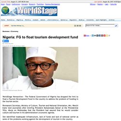 Nigeria: FG to float tourism development fund