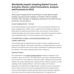 May 2021 Report on Global Worldwide Aseptic Sampling Market Overview, Size, Share and Trends 2023