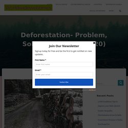 Deforestation- Problem, Solutions & Law (2020)