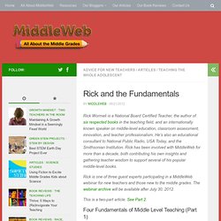 Rick & the Fundamentals » MiddleWeb