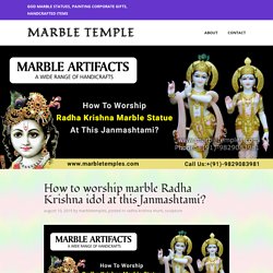 How to worship marble Radha Krishna idol at this Janmashtami? – Marble Temple