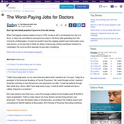 the-worst-paying-jobs-for-doctors: Personal Finance News from Yahoo! Finance