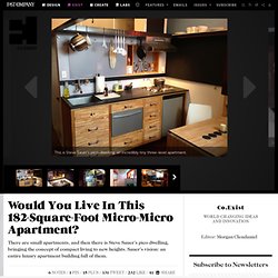 Would You Live In This 182-Square-Foot Micro-Micro Apartment?