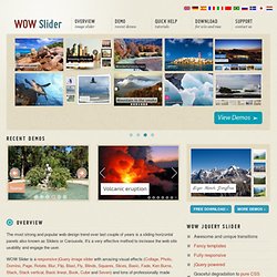 WOW Slider : jQuery Image Slider & Gallery