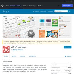 WP e-Commerce « WordPress Plugins (Build 20120215223356)