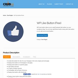 WP Like Button (Free) – CRUDLab