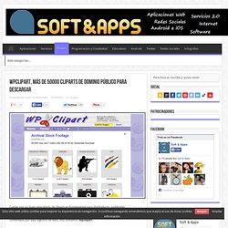 Wpclipart, más de 50000 cliparts de dominio público para descargar