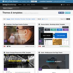 Themes for Twitter Bootstrap - WrapBootstrap