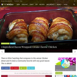 Bacon Wrapped Cream Cheese Chicken 5 Ingredients