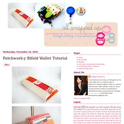 Patchwork-y Bifold Wallet Tutorial