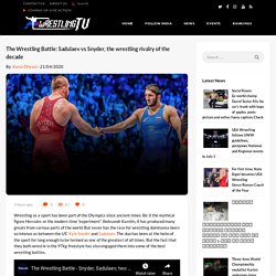 The Wrestling Battle Episode 2: Snyder vs Sadulaev; the fiercest rivalry of all time - WrestlingTV