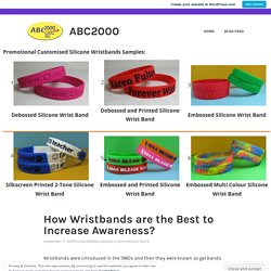 How Wristbands are the Best to Increase Awareness? – ABC2000