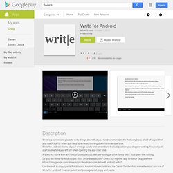 Write for Android