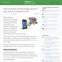 How to Write Android Apps (Even If You Aren’t A Programmer)