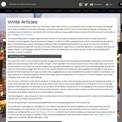 Write Articles