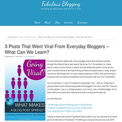 How to Write a Blog Post that Will Go Viral