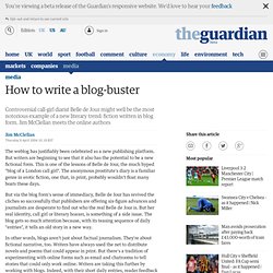 How to write a blog-buster