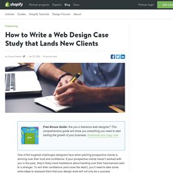 How to Write a Web Design Case Study that Lands New Clients