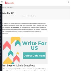 Write For US
