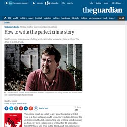How to write the perfect crime story