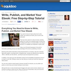 Write, Publish, and Market Your Ebook: Free Step-by-Step Tutorial