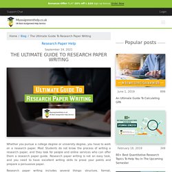 How To Write Research Paper- Get Ultimate Guide